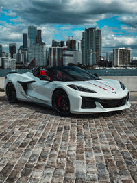 Corvette C8 Z06 Convertible [White EXT / RED INT]