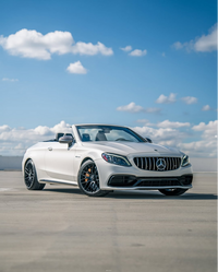 Mercedes Benz C63s Convertible (White EXT / Black INT)